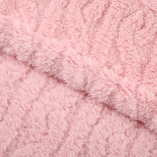 100% polyester  Sherpa Fleece Fabric