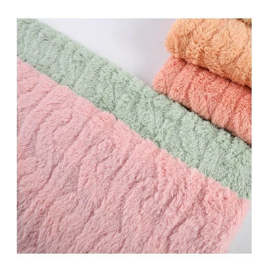 100 % gestrickter Sherpa-Fleece-Stoff