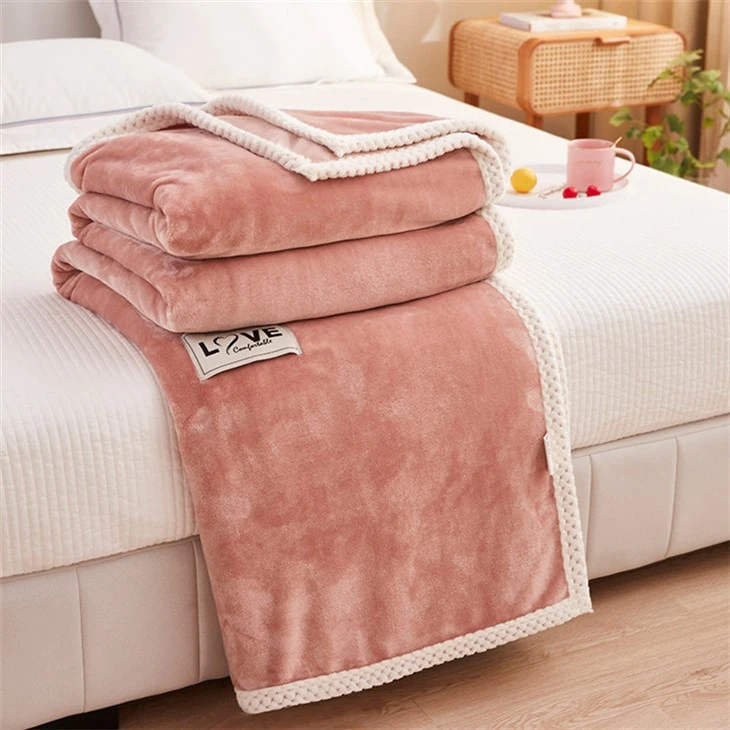 Decke aus 100 % Polyester-Mikrofaser-Korallenfleece