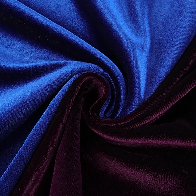 Samtstoff aus 90 % Polyester und 10 % Elasthan