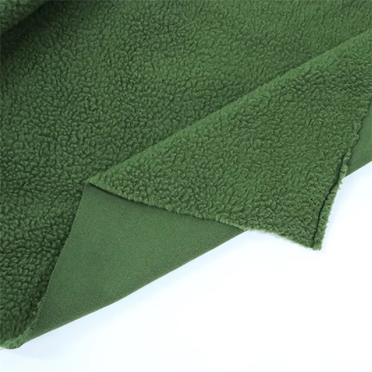 Camel Patterned Wholesale Sherpa Fabric For Hoodie factory