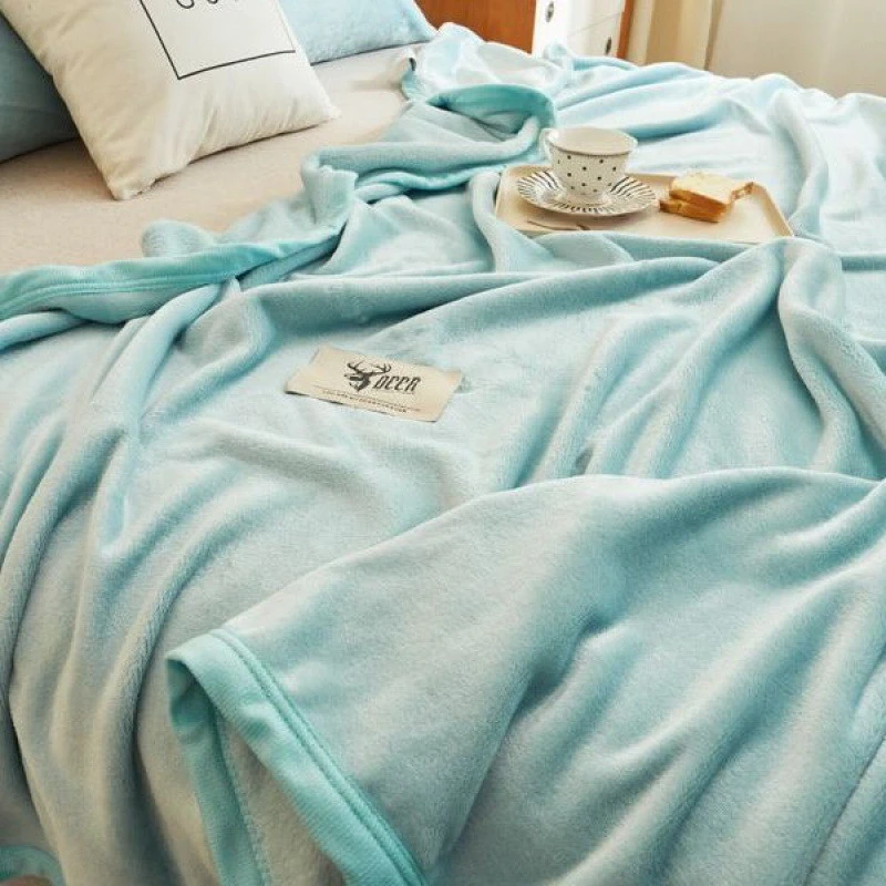 Korallen polar Fleece Dicke Wurfdecke