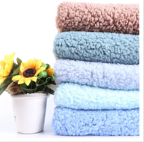 Kunstpelz-Fleece-Sherpa-Stoff