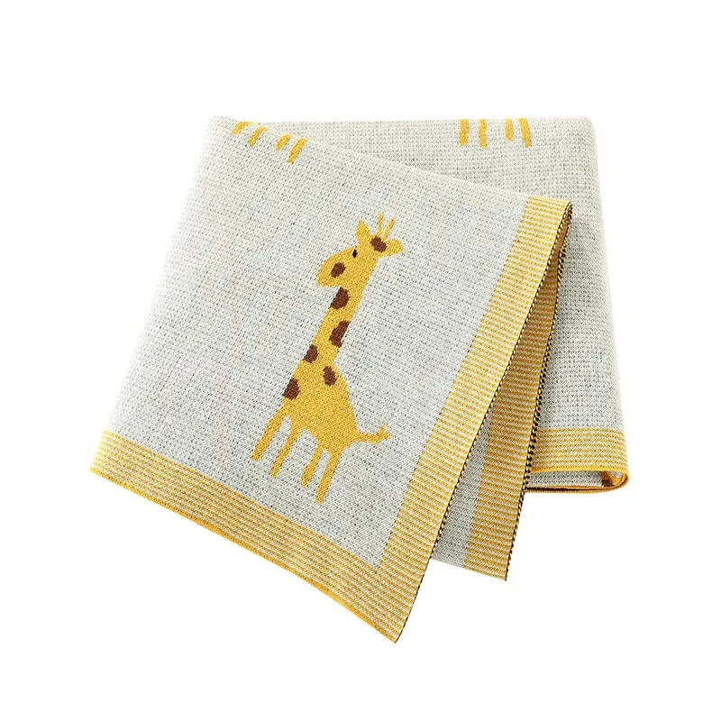 Kuscheldecke mit Giraffenmotiv