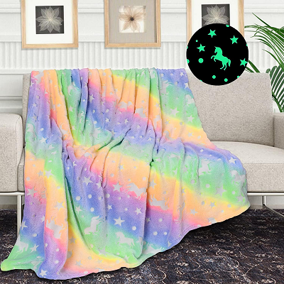 Glow In The Dark Hoodie Blanket