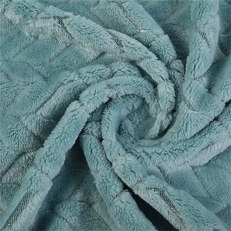 Jacquard-Flanell-Fleece-Stoff für Decken