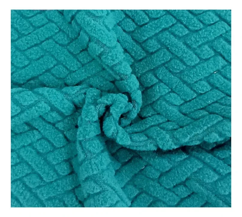 Jacquard-Polar-Fleece, Drop-Nadel-Stoff, Polar-Fleece