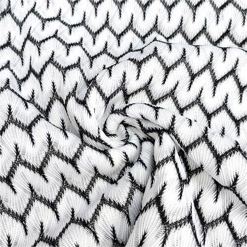 Strickender Kreppstoff