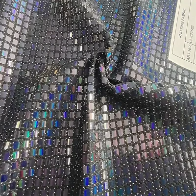 Metallischer Paillettenstoff
