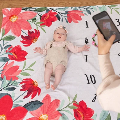 Milestone Blanket For Boys And Girls