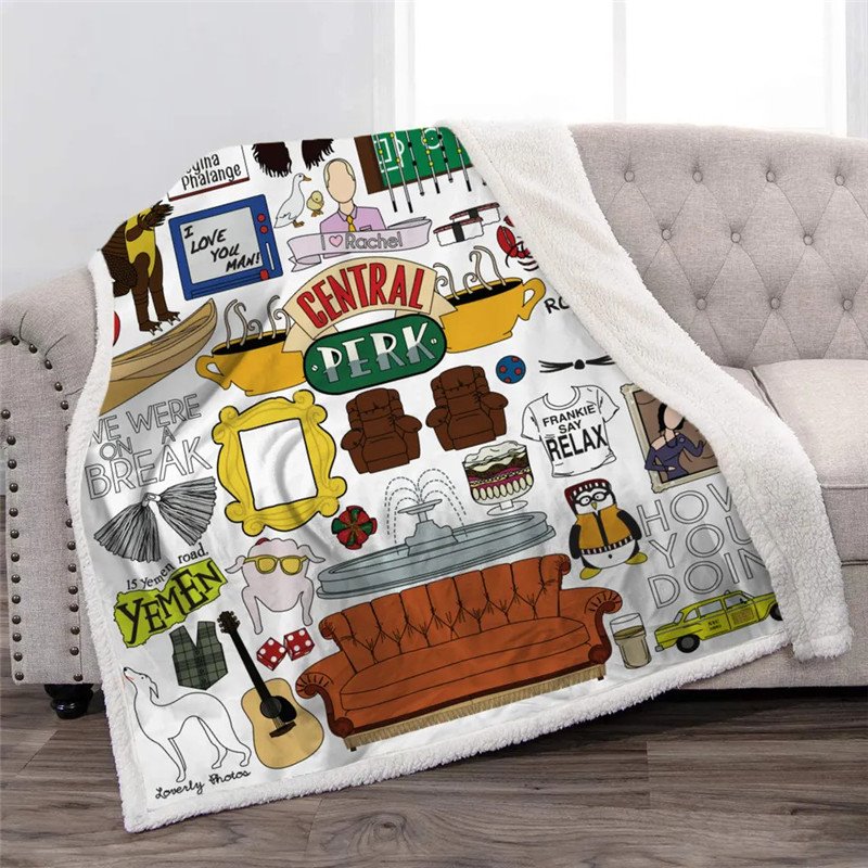 Natürliche Sherpa-Decke