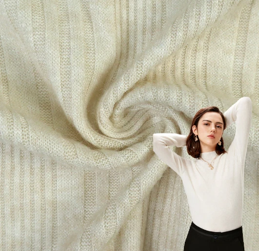 Nylon-Rippenstrickstoff für Bekleidung und Bekleidung