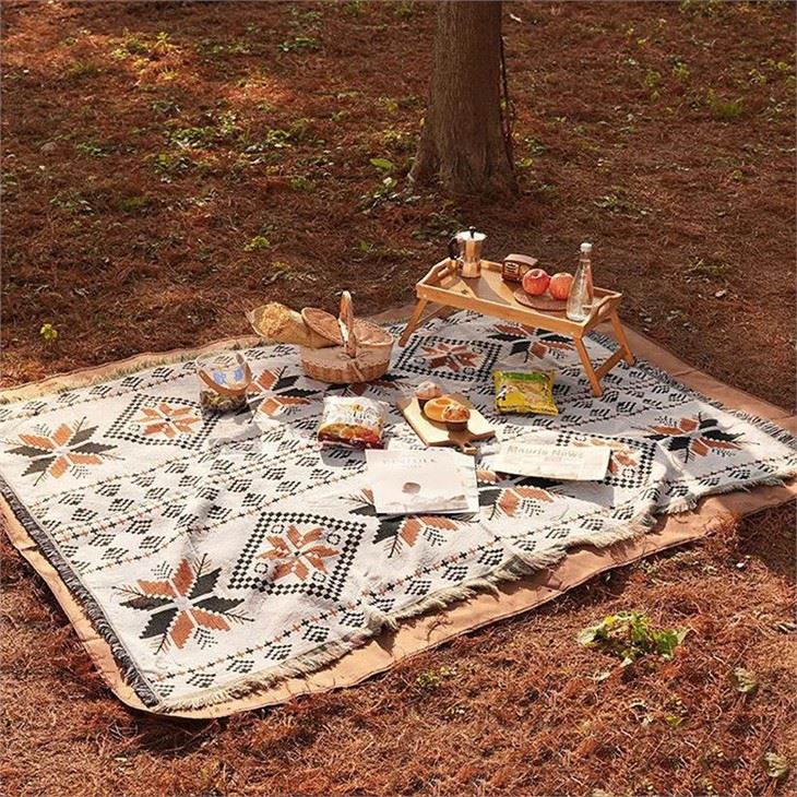 China Picnic Blanket Tassels
