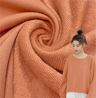 Polyester -Strick -Hoodie -Stoff