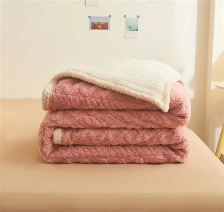 Bedruckte Sherpa-Decke