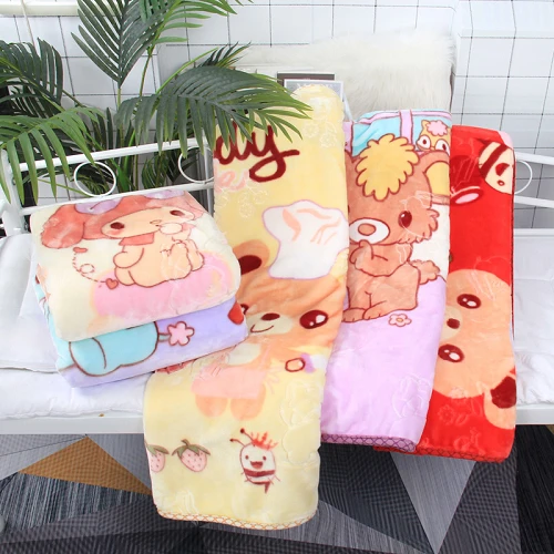 Zweilagige Raschel-Babydecke