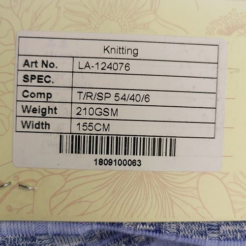 Rib Stripe Fabric