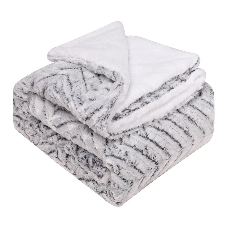 Zottelige Sherpa-Decke
