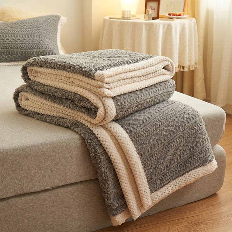 Strickmuster für Sherpa-Decke