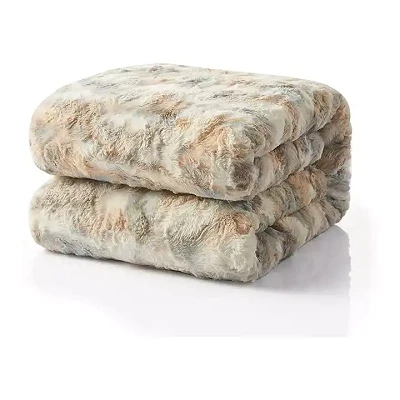 Sherpa-Kunstpelzdecke