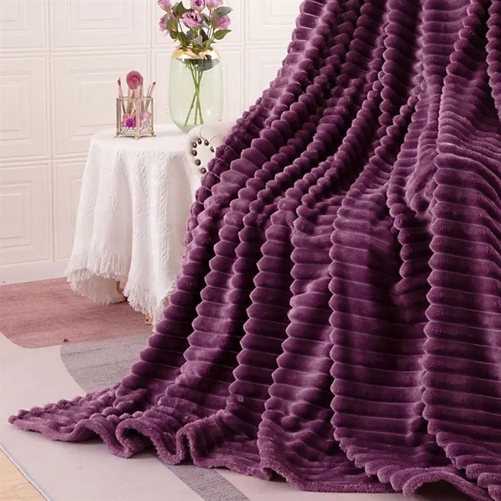 coral fleece blanket in stock