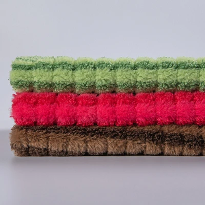 Einzelseite Jacquard Sherpa Stoff