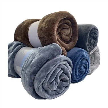 Decke aus Korallenfleece, 100 % Polyester