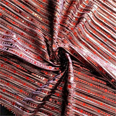 Stoff aus 100 % Polyester mit metallischen Pailletten