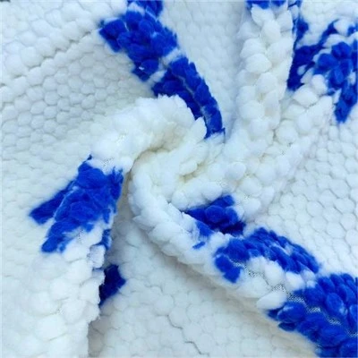 3D-Jacquard-Sherpa-Stoff für Decken