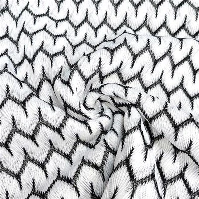 Strickender Kreppstoff
