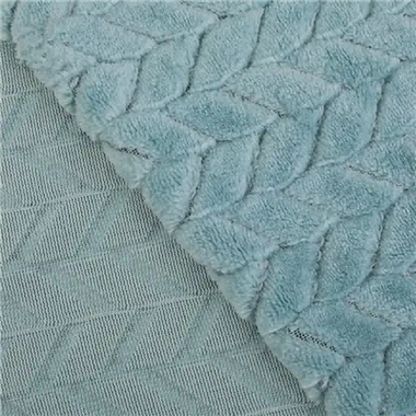 Blatt-Jacquard-Flanellstoff