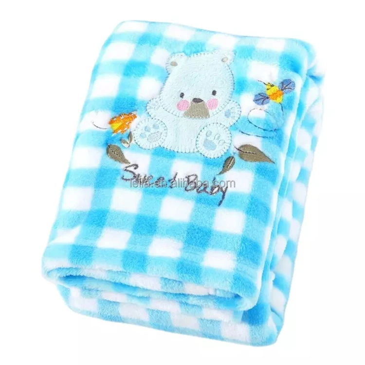 Bedruckte Babydecken mit Bärenmotiv