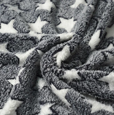 Flanellstoff mit Sternenmuster