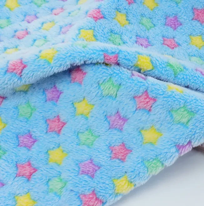Star Printed Coral Velvet Fabric Pricelist
