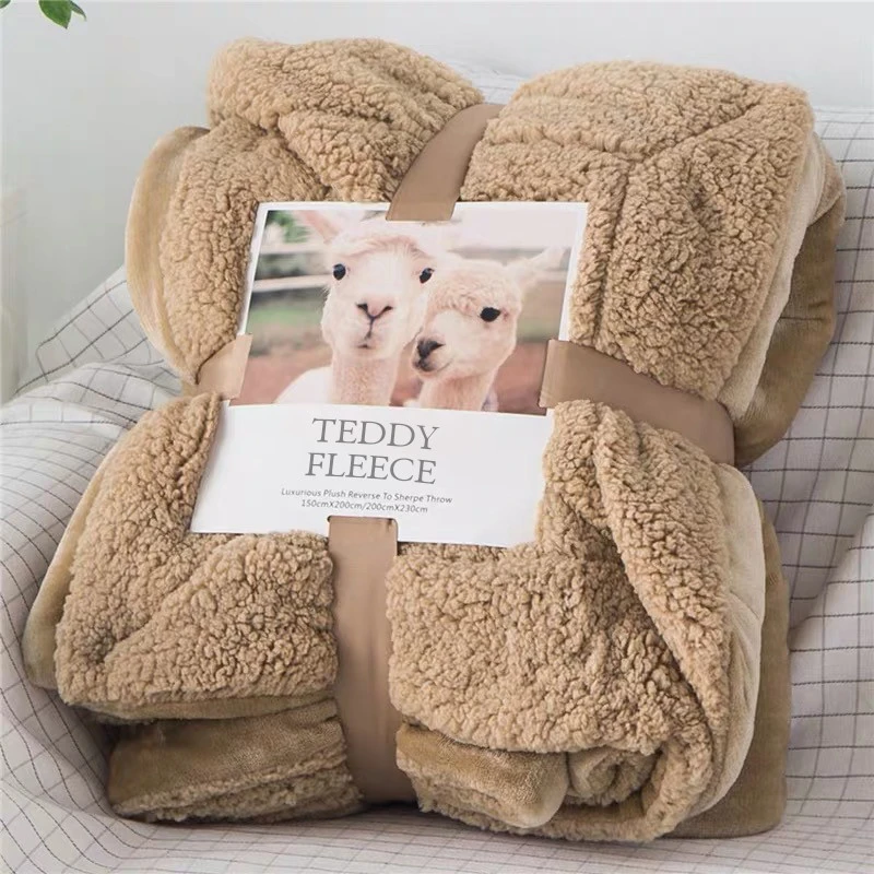 Teddybär-Sherpa-Decke