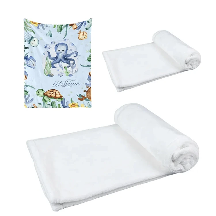 Weiße Babydecke