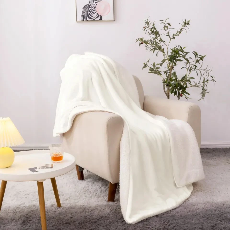 White Sherpa Blanket
