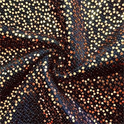 Elastischer Gloden Color Lurex Stoff