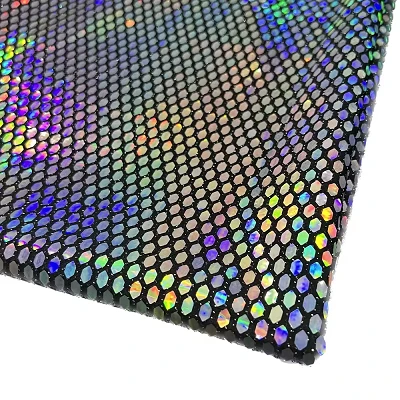 Holographische Stretch -Paillettengewebe