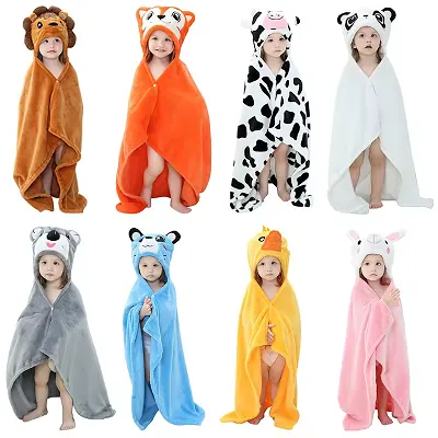 Flanell Hoodie Decke für Kinder