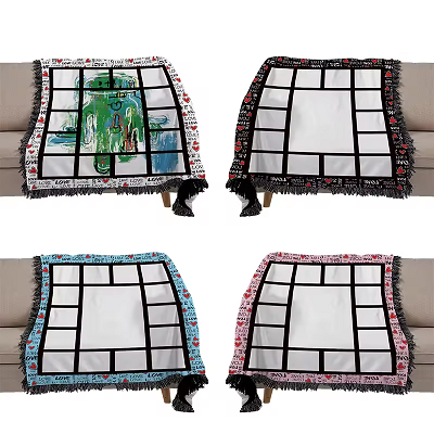 Sublimationsdecke mit Quasten